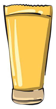 Acrylic paint, illustration, vector on white background.のイラスト素材