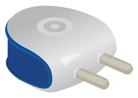 Small charger ,illustration, vector on white background.のイラスト素材