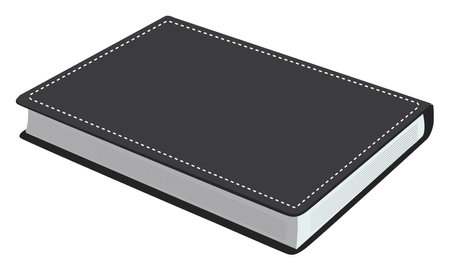 Diary book ,illustration, vector on white background.のイラスト素材