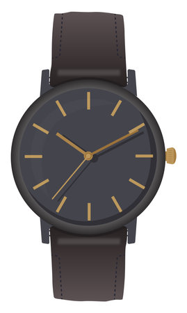 Fancy watch ,illustration, vector on white background.のイラスト素材