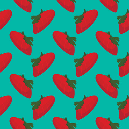 Delicious meat , seamless pattern on a green background.のイラスト素材
