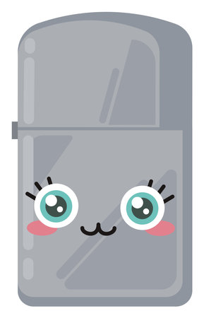 Cute lighter, illustration, vector on a white background.のイラスト素材