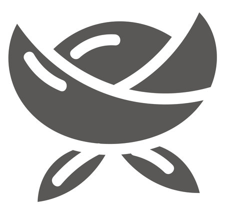 Grey flower with petals wide open, illustration, vector on white background.のイラスト素材