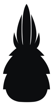 Black carrot, illustration, vector on white background.のイラスト素材