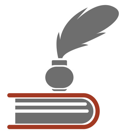 Jurys book, illustration, vector on white background.のイラスト素材
