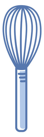 Hand mixer, illustration, vector on white background.のイラスト素材