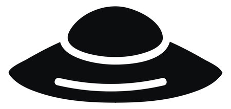 Black UFO, illustration, vector on white background.のイラスト素材