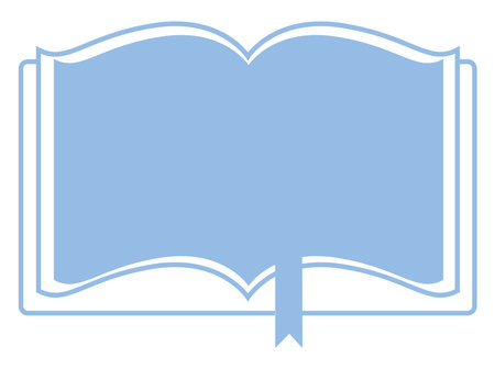 Science textbook, illustration, vector on white background.のイラスト素材