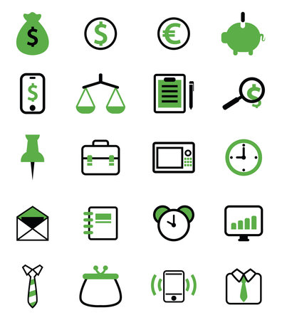 Business management, illustration, vector on a white backgroundのイラスト素材