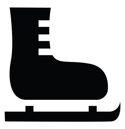 Russian skating, illustration, vector on a white backgroundのイラスト素材