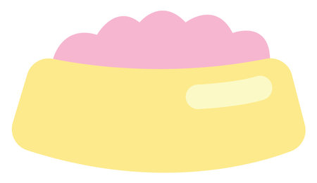 Cat food, icon illustration, vector on white backgroundのイラスト素材