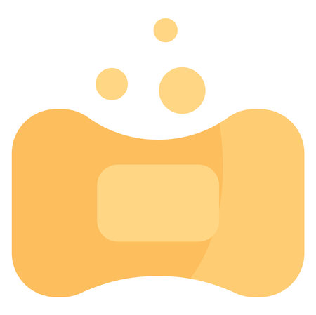 Medical soap, icon illustration, vector on white backgroundのイラスト素材