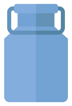 Fresh milk, icon illustration, vector on white backgroundのイラスト素材