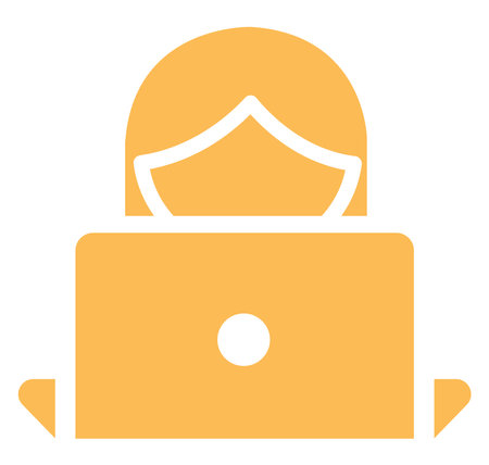 Administrator secretary, illustration, on a white background.のイラスト素材