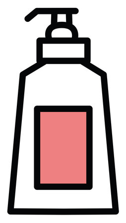 Body lotion, illustration, on a white background.のイラスト素材