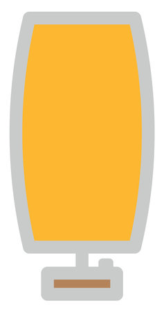 Tall lamp, illustration, on a white background.のイラスト素材