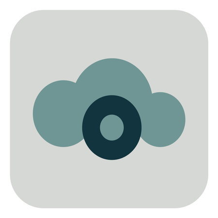 Cloud and vinyl, illustration, on a white background.のイラスト素材