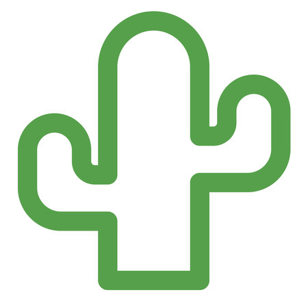 Desert cactus, illustration, on a white background.のイラスト素材