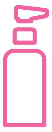 Hair product, illustration, vector on a white background.のイラスト素材