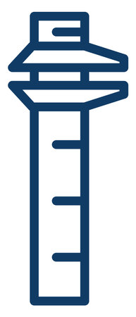 Construction measure, illustration, vector on a white background.のイラスト素材