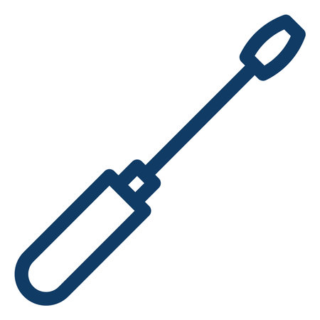 Construction screwdriver, illustration, vector on a white background.のイラスト素材