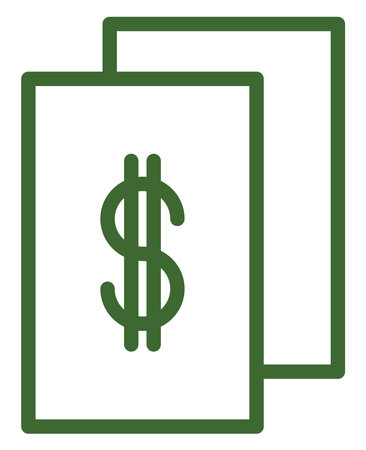 Money form, illustration, vector on a white background.のイラスト素材