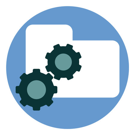 File settings, illustration, vector on a white background.のイラスト素材