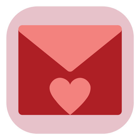 Love letter, illustration, vector on a white background.のイラスト素材