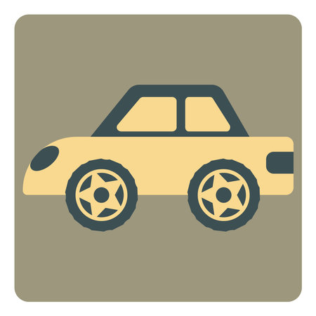 Auto service car, illustration, vector, on a white background.のイラスト素材