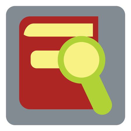 Zoom symbol, illustration, vector, on a white background.のイラスト素材