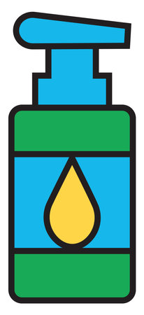 Cleaning soap, illustration, vector, on a white background.のイラスト素材