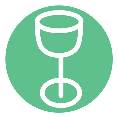 Water glass, illustration, vector, on a white background.のイラスト素材