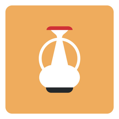 Old jug, illustration, vector, on a white background.のイラスト素材