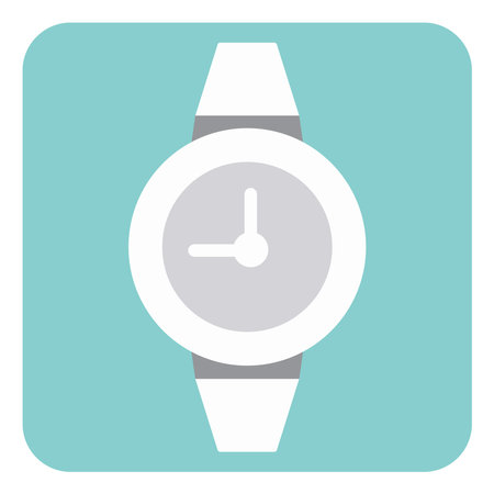 Woman watch, illustration, vector, on a white background.のイラスト素材