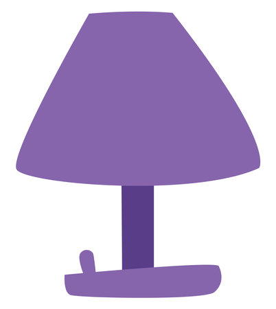 Hotel lamp, illustration, vector, on a white background.のイラスト素材
