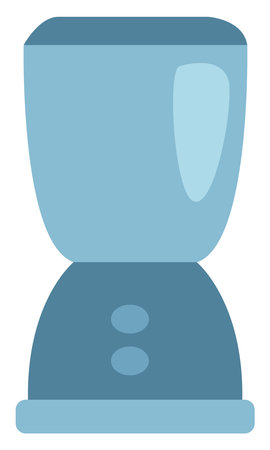 Blue blender, illustration, vector, on a white background.のイラスト素材
