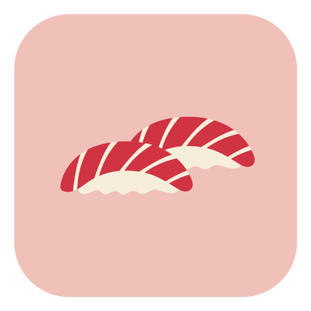 Japan sushi, illustration, vector, on a white background.のイラスト素材