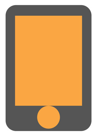 Office phone, illustration, vector, on a white background.のイラスト素材