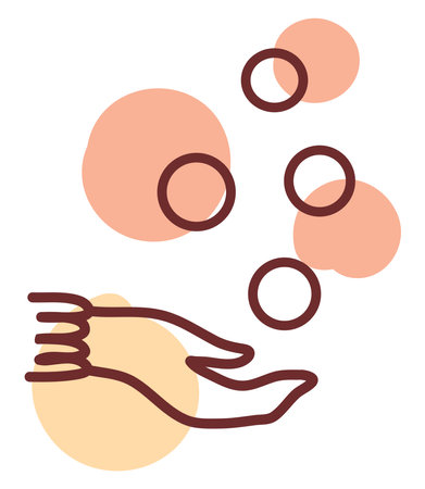 Circus magic, illustration, vector, on a white background.のイラスト素材