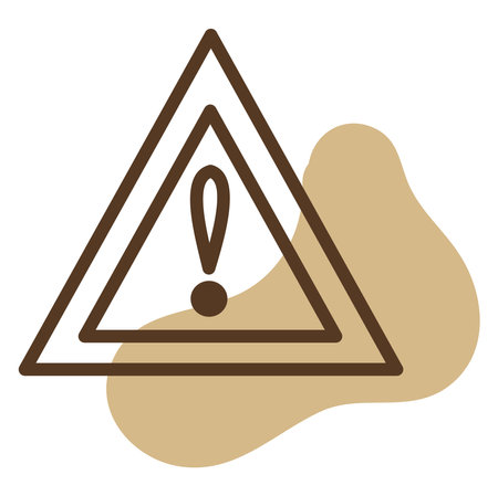 Warning sign, illustration, vector, on a white background.のイラスト素材