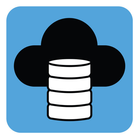 Money cloud, illustration, vector, on a white background.