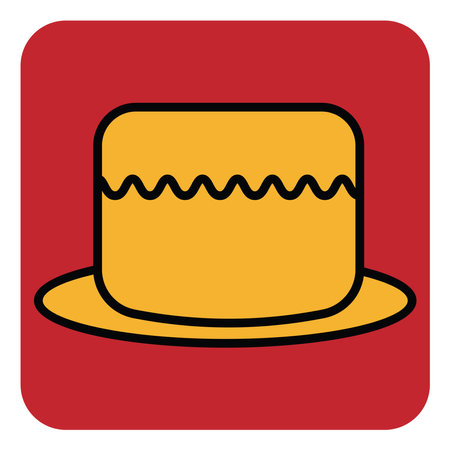 Sweet cake, illustration, vector, on a white background.のイラスト素材