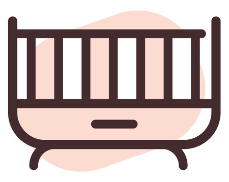 Pink furniture, illustration, vector, on a white background.のイラスト素材