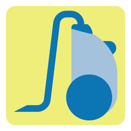 Vacuum cleaner, illustration, vector, on a white background.のイラスト素材