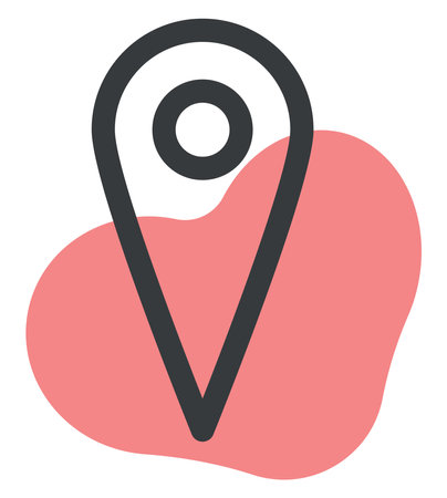 Interface pin, illustration, vector, on a white background.のイラスト素材