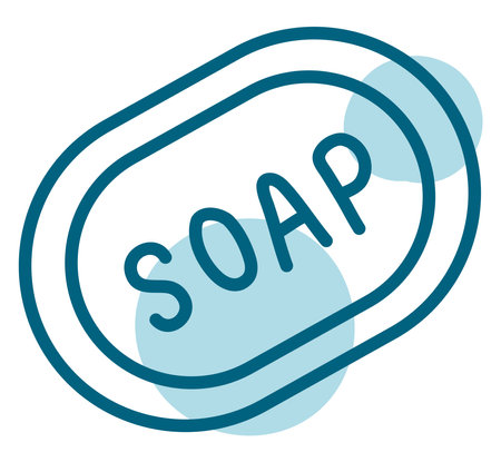 Soap bar, illustration, vector, on a white background.のイラスト素材