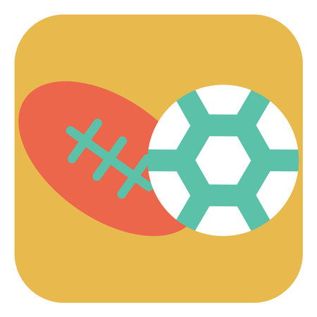 School balls, illustration, vector, on a white background.のイラスト素材