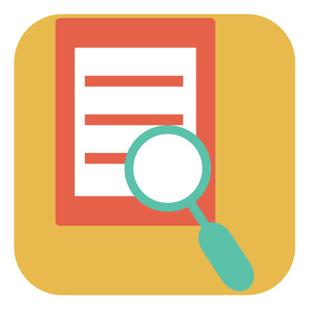 Education research, illustration, vector, on a white background.のイラスト素材