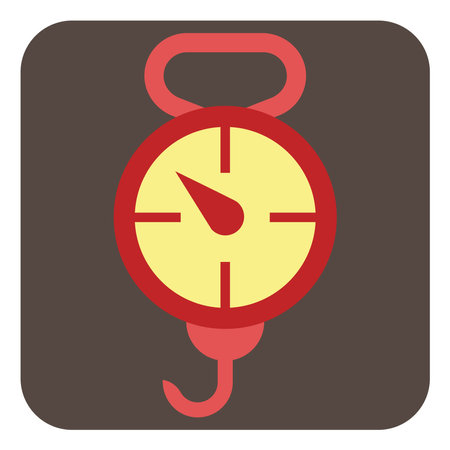 Fishing gauge, illustration, vector, on a white background.のイラスト素材