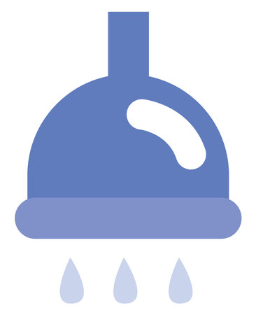 Morning shower, illustration, vector, on a white background.のイラスト素材